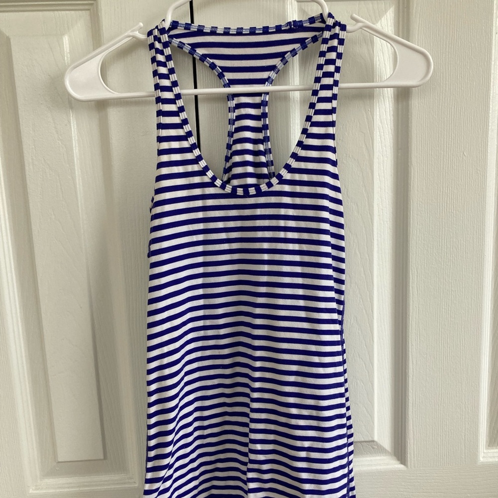 Striped lululemon tank